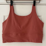 Nike ‎ Coral Ribbed Sports Bra Size XL NWOT Photo 0