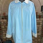 Jacket 1980s hood blue cream Size 20W Photo 0