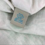 Boden Pintuck Printed Linen Skirt Green Ivory 6 Knee Length Green Photo 10