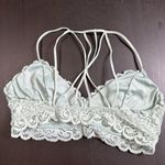 Wishlist Boutique Purchased Sage Green Lace Strappy Bralette Bra Top - medium Photo 3