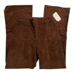 Self Esteem  trousers Juniors Women’s 26” medium Corduroy Brown Flared Pants nwt Photo 2