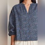 Apiece Apart  Marit shirred cotton blouse long sleeve S Photo 2