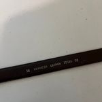 Vintage 90s Brown Distressed Worn in Genuine Harness Leather Belt Size Large Photo 6