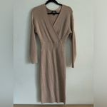 EXPRESS  Ribbed Knit V-neck Midi Dress Size XS Photo 4