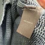 Marled Reunited Clothing Blue Anchor Knit Hoodie Women’s L Nautical Sweater Size L Photo 3