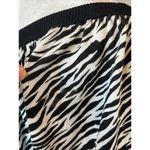 Karen Kane  Off Shoulder Zebra Print Sweater Black/White Size Medium Photo 2