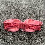 Victoria's Secret  Lace Strapless Bra - Red Photo 1