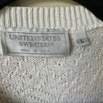 United States Sweaters Vintage United States Women’s Pastel Floral Short Sleeve Sweater Large Photo 1