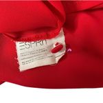 Esprit Women Size Small Vintage Red Button Up Shirt Collared 11-564 Photo 7