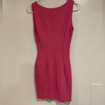 ZARA Basic Pink Sleeveless Ruched V-NeckMini Dress Pink size Small Photo 3