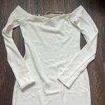Leah Midi Dress in Off White Size XS Photo 2