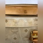 MCM Rare Tan Color Monogram Visetos Boston Bag Photo 15