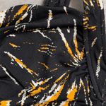 ANDIE NWT x Demi Moore Black Firework Print V-Neck Monaco Bikini Top S Photo 1