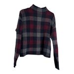 NAADAM Checkered Turtleneck Sweater Size XS Photo 4