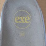 Exe Slides Sandals Beige Rhinestone Flat Heel Platform Slip On Fluffy 39 8.5 Tan Photo 11