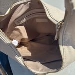 Antonio Melani Cream Leather Hobo Bag with Braided Trim Photo 11