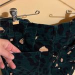 Anthropologie  Maeve Colette Corduroy Green Leopard Print Cropped Wide Leg Pants Photo 5