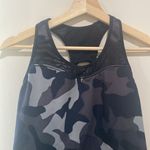 Athleta limitless camo black and grey keyhole built in bra racer back tank Photo 3