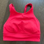 Lululemon red wunder train longline bra Photo 2