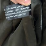 Black‎ Leather Blazer Jacket Vintage Classic Retro Sz S NYC Black Photo 4