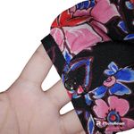 ZARA  small black floral print long sleeve baby doll mini dress Photo 4