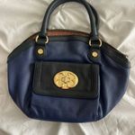 Emma Fox Elegant Navy and Black Women's Handbag Photo 0