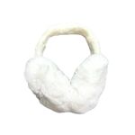 Faux Fur Ear Muffs Foldable in White​​​ White Photo 0