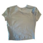 TNA from Aritzia Costa Gray Cut Out Shirt size Medium Photo 2