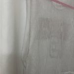 Women's White and Pink Mesh Camisole Size XL Photo 5