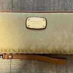 Michael Kors Tan Wristlet Wallet Photo 0