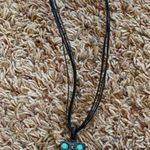 Cowgirl Necklace & Earrings Set Blue Photo 0