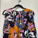 H&M  Sleeveless Colorful Floral Knee Length Shift‎ Pleated Business Casual Summer Photo 4