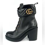 Gucci Flores Double G Logo Lace Up Kensington Platform Ankle Boots Size EU 41 Photo 10