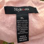 Style & Co Blush Pink Lacy Tank Top Photo 14