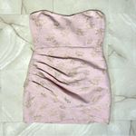 Majorelle  Pink Strapless Mini Dress Photo 1