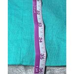 Vintage 90s Tunic Dress Womens Size 10 Blue/Green Knee Length Light Houses Linen Blue Photo 10