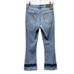 Lucky Brand Women Bridgette Mini Boot Jeans Size 4/27 Blue Denim Boho Festival Photo 1