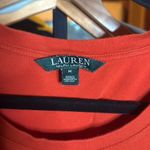 Ralph Lauren Vintage Y2K Lauren  Orange Cap Sleeve Baby Tee Size Medium Photo 4