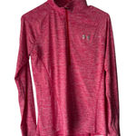 Under Armour  Women's Size Medium Loose Pink Half Zip‎ Heat Gear Running Top Photo 0
