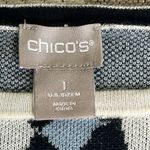 Chico's Chico’s Textured Animal-Print Bateau-Neck Leopard Print Sweater Photo 2