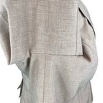 Lane Bryant Light Gray Long Sleeve Peplum Blazer Photo 5