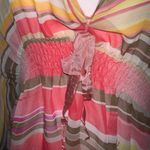 Echo🦎Striped Tunic Swim Cover Photo 3