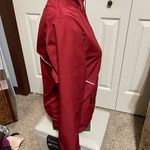 ASICS  Womens Small Red Full ZIP Light Jacket Photo 3