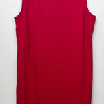 J.Jill Red Shift Dress Womens Stretch 20 Holiday Christmas Evening Party Event Photo 0