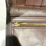 Coach Burgundy Hayden Foldover Crossbody Wallet Double Snap Clutch Photo 4