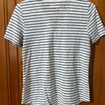 A New Day  Women's Striped Lace-Up V-Neck Tee Photo 4