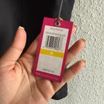 Vince Camuto Black & White Tie-Front Blouse - Size M Photo 2