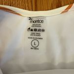 Montce Swim Lulu Brown and White Floral Bikini Bottoms Size Large Photo 2