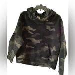 PINK - Victoria's Secret Pink Victoria Secret hooded sherpa. Black camo. Medium Photo 4