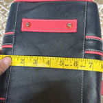 Claudia G Leather Satchel/ Crossbody Bag Made in Colombia Excellent Condition Black Photo 11